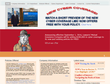 Tablet Screenshot of lawyersmutual.com